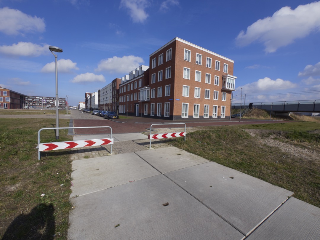 Foto van nieuwe huizen in Almere Poort